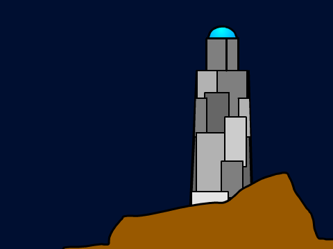 Lighthouse Coloring Contest: My Entry