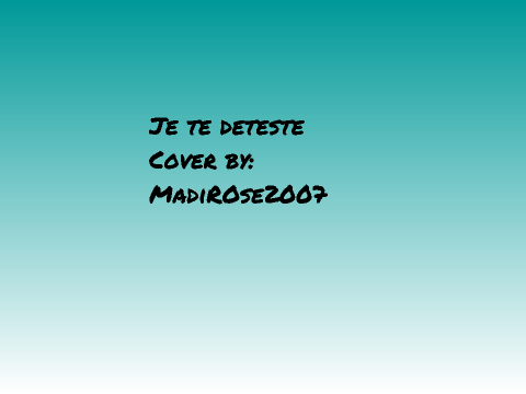 Je Te Deteste- Vianney