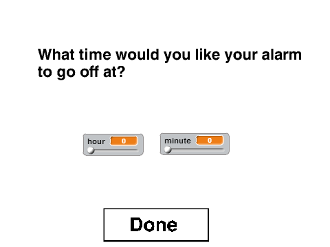Working Alarm clock