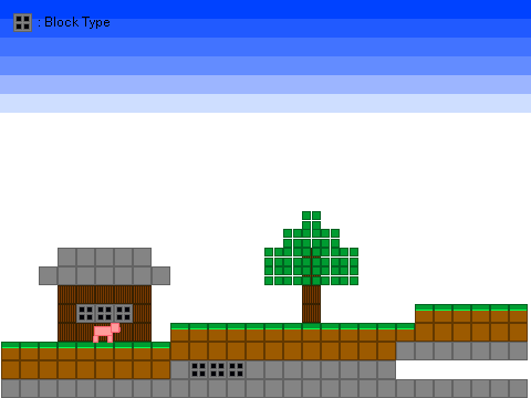 2D Minecraft Alpha 4