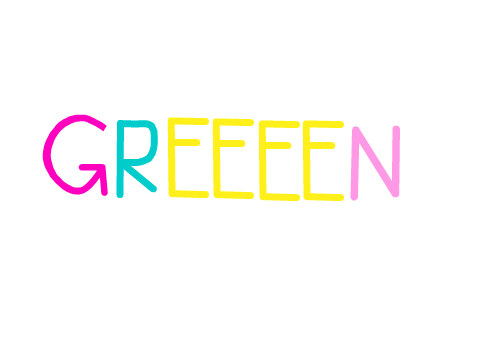 BB and Cy's Words: green