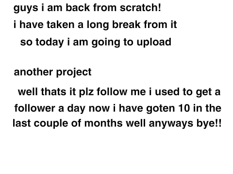 im back!