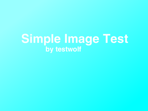 Simple Image Test
