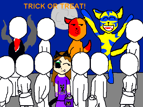 Add Yourself Trick-Or-Treating
