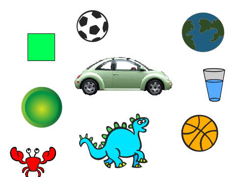 Choose all Circles - simple sorting game