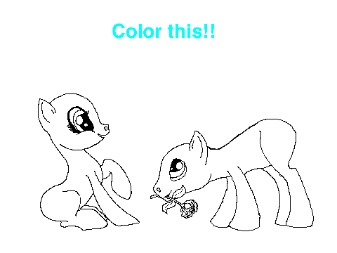 MLP (True Love) Coloring Contest Closed