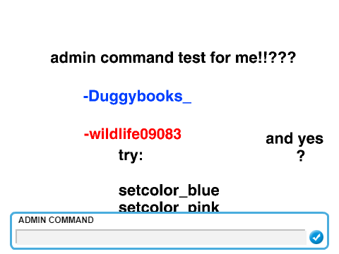 ADMIN COMMAND TEST
