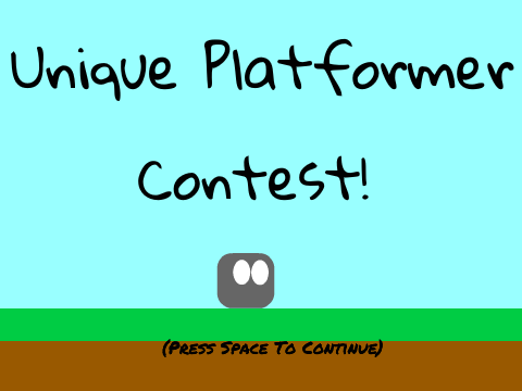 (CLOSED) Unique Platformer Contest