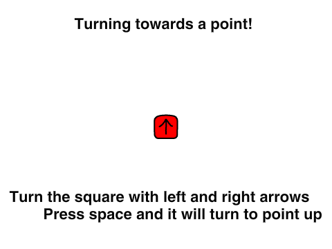 Slow turn to an angle (custom block