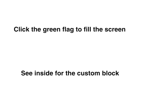 Fill screen (custom block)