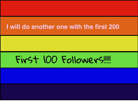 My first 100 followers