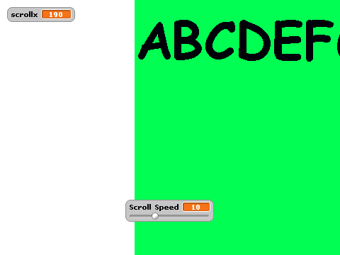 My Very First Scrolling Project