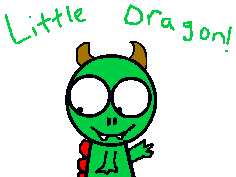 Little Dragon looks at your mouse...