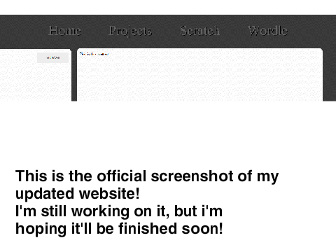 Updating my website!