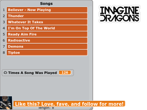 Imagine Dragons Music Player