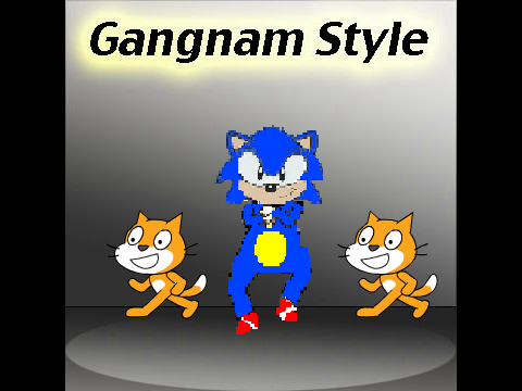 Color Changing Sonic Gangnam Style remix