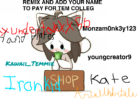 If you want to help Tem get to college sign here! remix remix