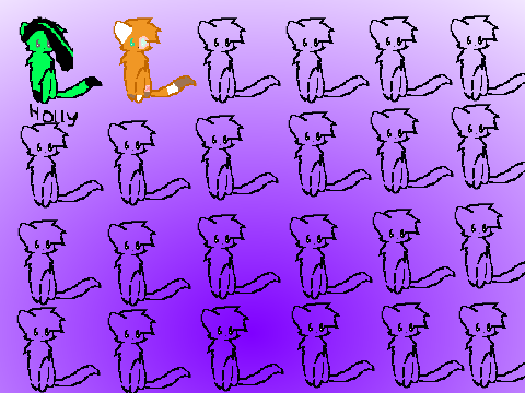 Add and color one of these cats!! remix