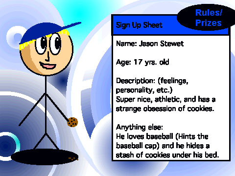 Be in Nate's Adventures!!! signup sheet REMIX