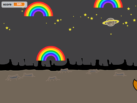 Rainbows Falling From the Sky