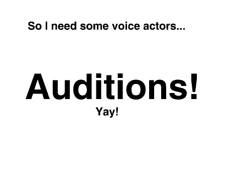 CLOSED voice auditions