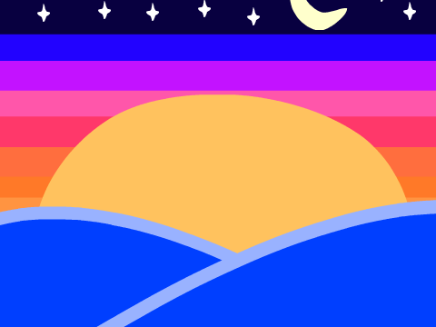 Ocean Sunset Parallax