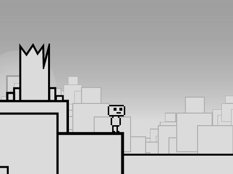 Monochromacy Platformer Test 3