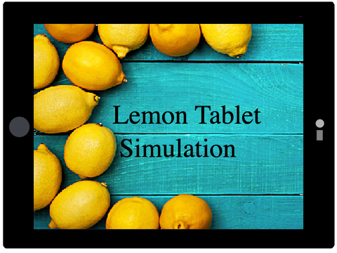 Lemon Tablet Simulation