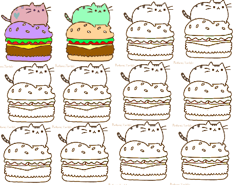 Make your own Pusheen burger!remix