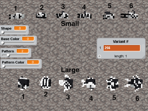 Minecraft 1.13 Tropical Fish Variant Generator