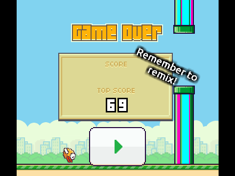 Flappy Bird Clone remix