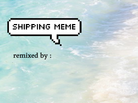 ♡ shipping meme reshared ♡   
