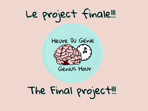 Heure Du Génie! // Genius Hour! 