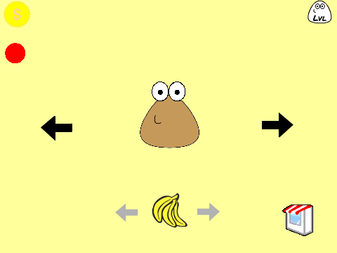 Pou v7.4 RED-Cheat Button