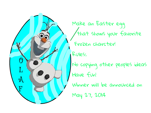 Frozen Easter egg contest ENTRY