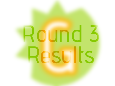 Round 3 Results!
