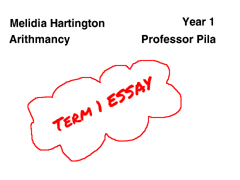 Melidia's Arithmancy term 1 exam