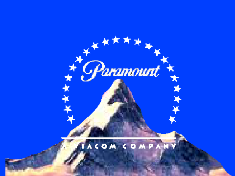 Paramount Pictures Goes In Blue Background