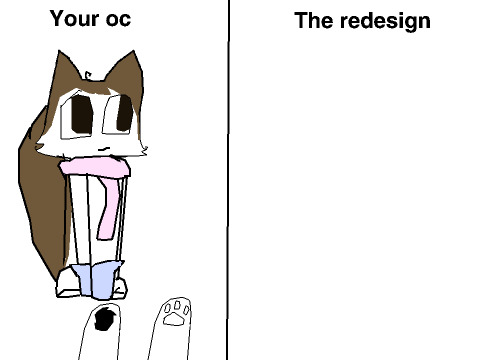 I will redesign your oc remix