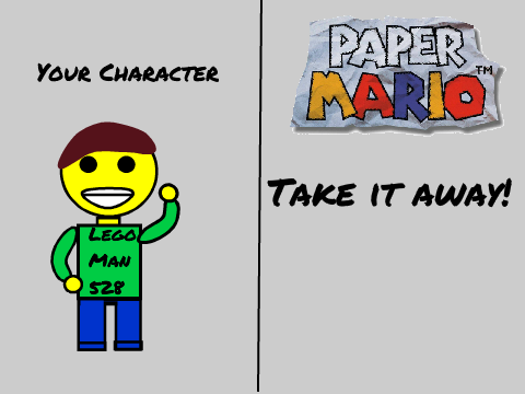 Paper Mario-ified LegoMan528!