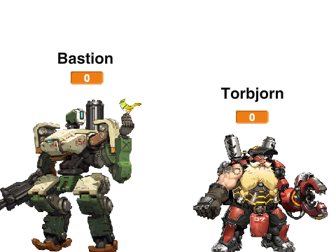Bastion's Turret VS. Torbjorn's Turret OVERWATCH