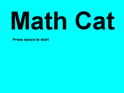 THE MATH CAT!