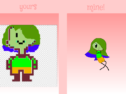 give me your ocs and i will draw them my style! remix