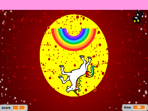 Unicorn vs Rainbow upside down