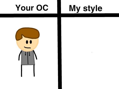 I redraw your OC!! remix