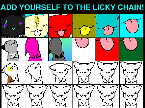 Add Yourself to the Licky Chain!
