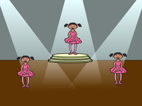 Ballerina dance performance