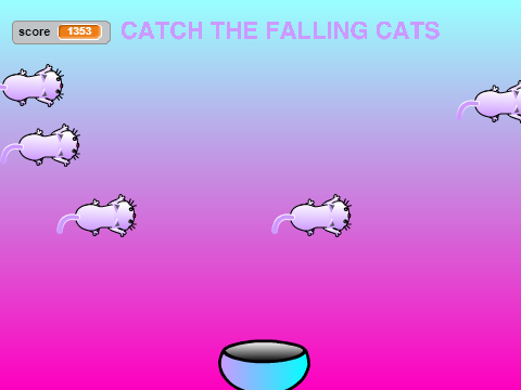 Fallling......  Catch all the cats