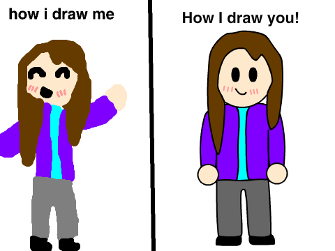 I tried to draw you! yey