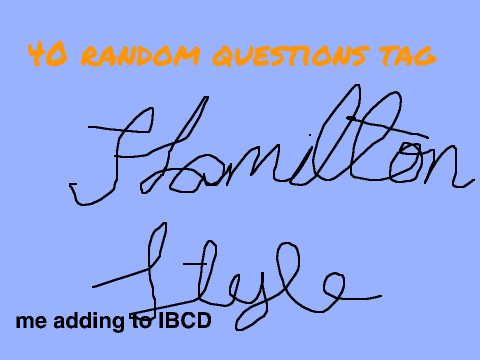 40 Random Questions Tag